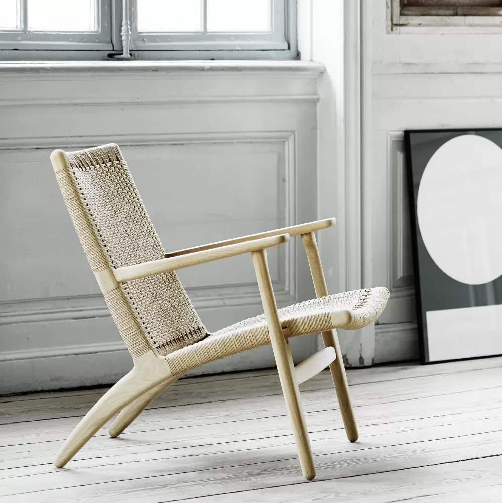 Poltrone Singole^Carl Hansen & Søn Ch25 | Poltrona | Rovere - Paper Cord