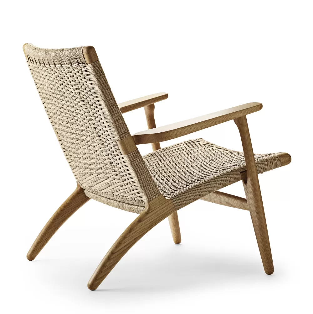 Poltrone Singole^Carl Hansen & Søn Ch25 | Poltrona | Rovere Oliato - Paper Cord