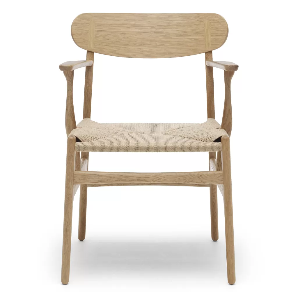 Sedie^Carl Hansen & Søn Ch26 | Sedia | Rovere Oliato - Paper Cord