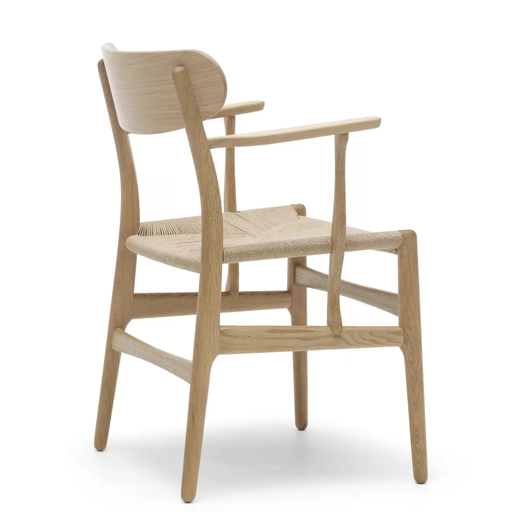 Sedie^Carl Hansen & Søn Ch26 | Sedia | Rovere Oliato - Paper Cord