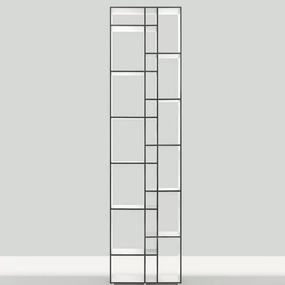 Librerie Da Terra^Zeitraum Code 1 | Scaffale Verticale | Laminato Bianco