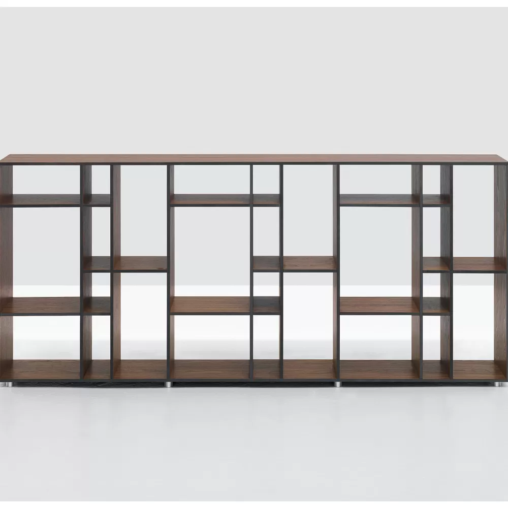 Librerie Da Terra^Zeitraum Code 2 | Scaffale Orizzontale | Noce Americano
