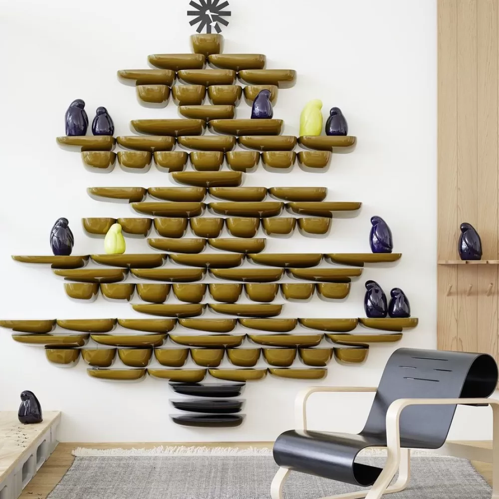 Scaffali^Vitra Corniches | Sistema Di Mensole | Cachi - Grande