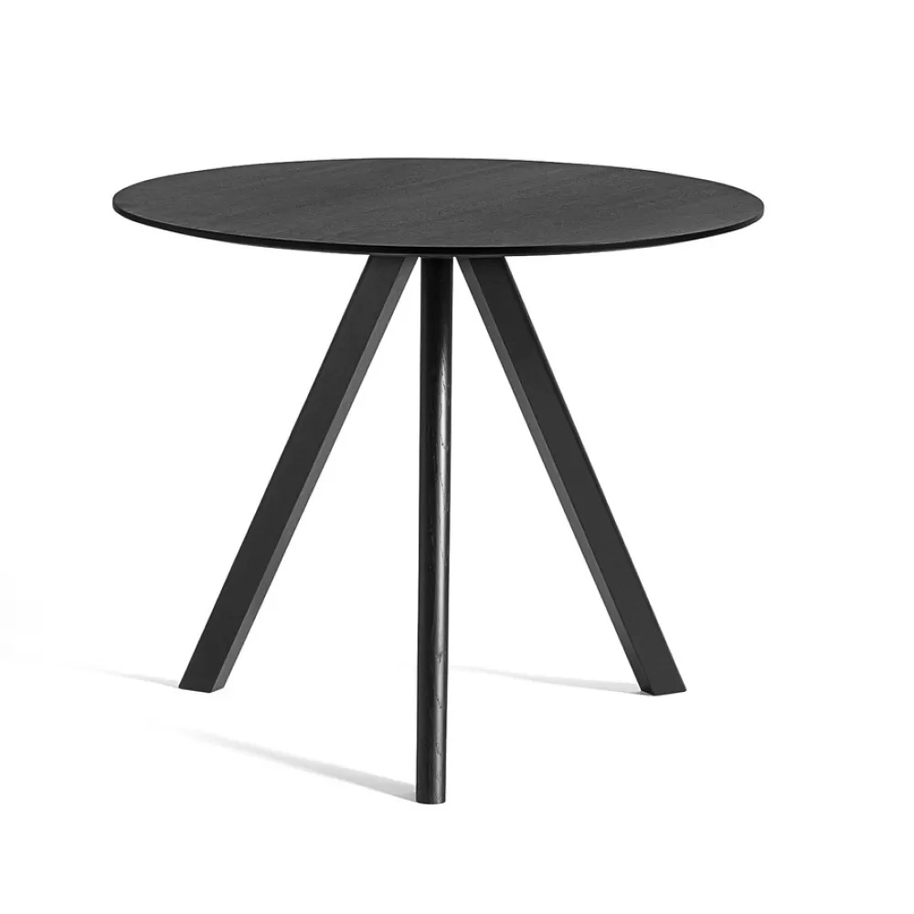 Tavoli Fissi^HAY Cph 20 Round Table | Tavolo | Laccato Nero