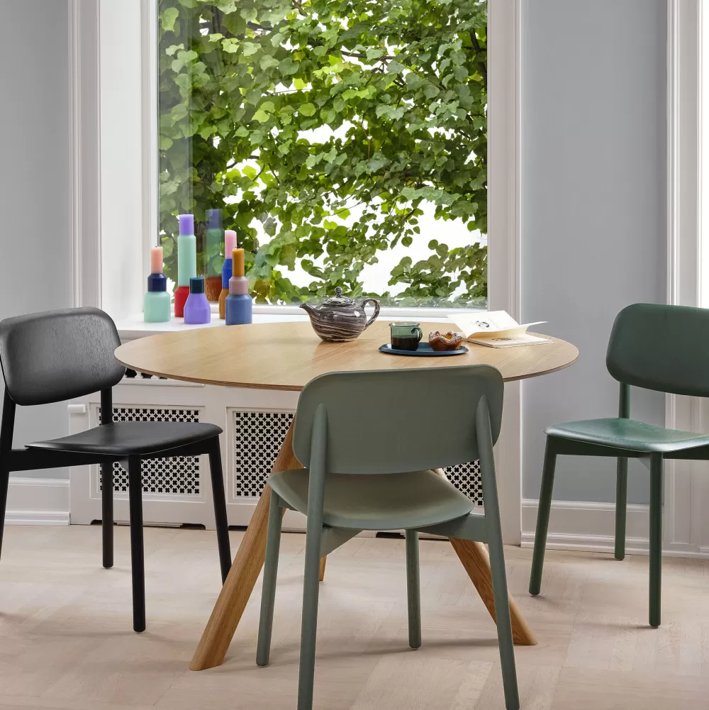 Tavoli Fissi^HAY Cph 20 Round Table | Tavolo | Rovere Massello