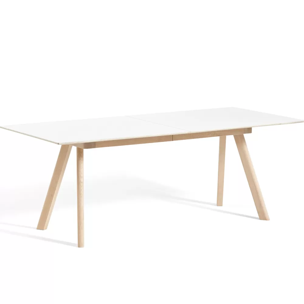 Tavoli Allungabili^HAY Cph 30 Table | Tavolo Allungabile | Rovere/Linoleum Bianco | L 160/310