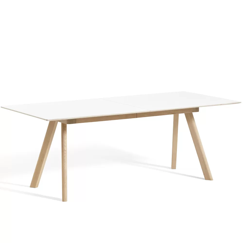 Tavoli Allungabili^HAY Cph 30 Table | Tavolo Allungabile | Rovere/Linoleum Bianco | L 200/400