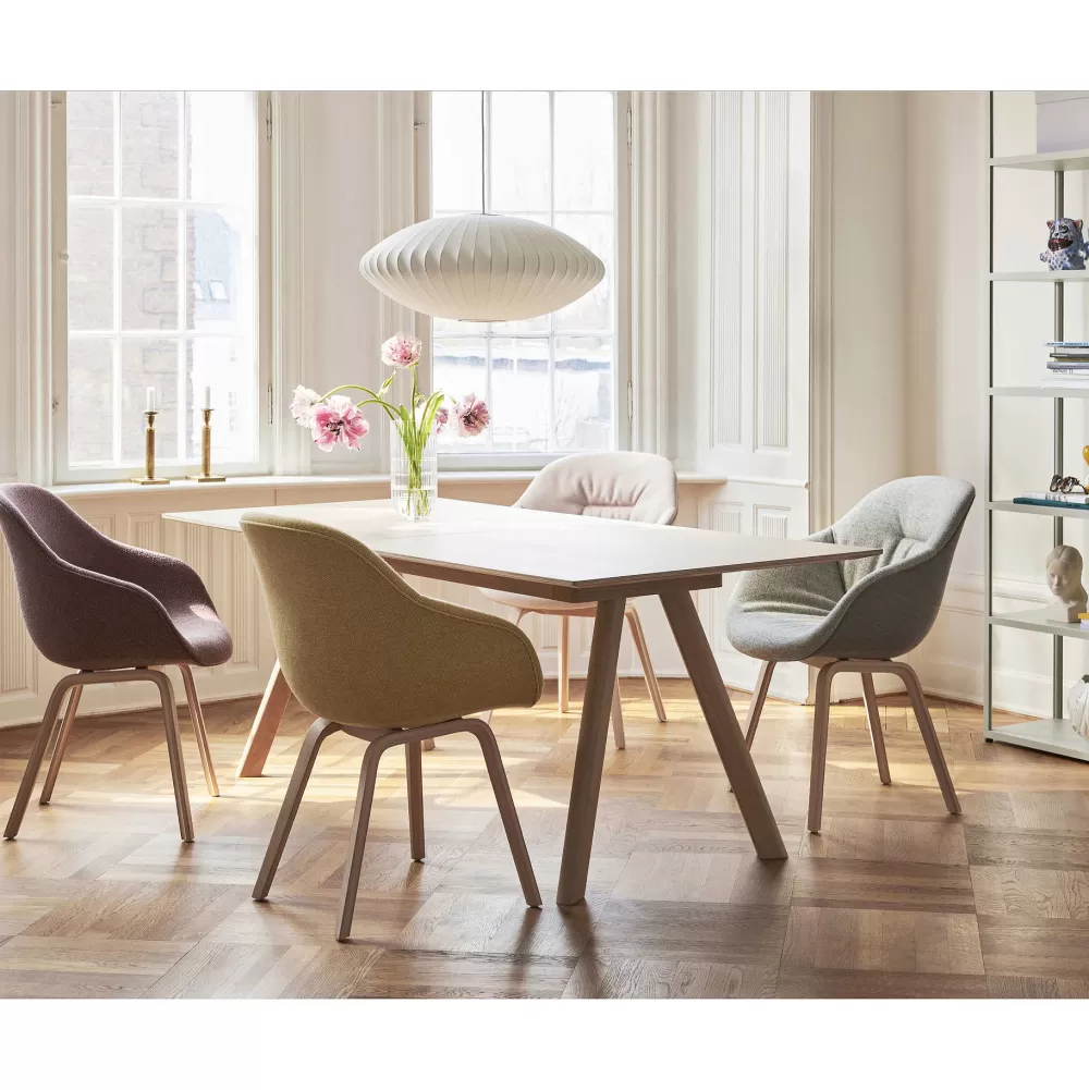 Tavoli Allungabili^HAY Cph 30 Table | Tavolo Allungabile | Rovere/Linoleum Bianco | L 200/400