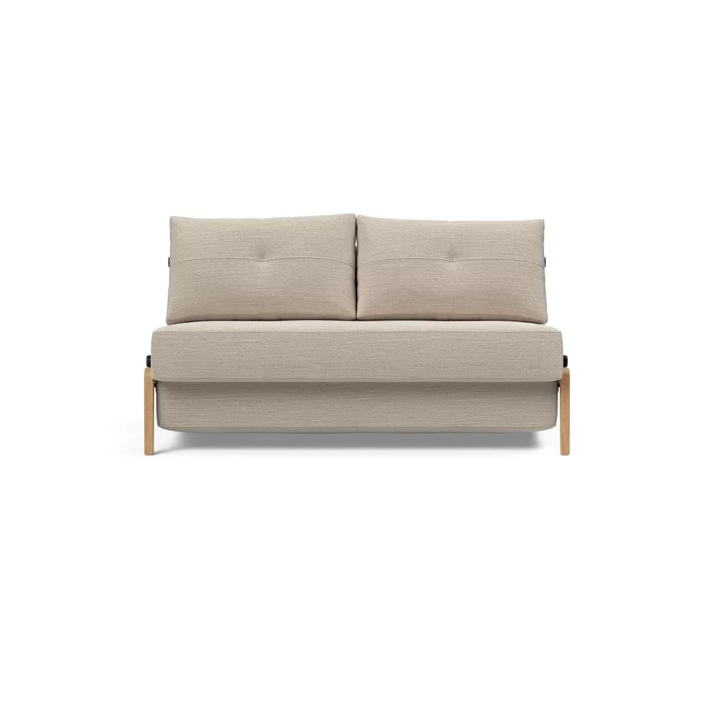 Divani Letto^Innovation Living Cubed 02 Divano Letto | 612 - Gambe Rovere | 140-200 Cm