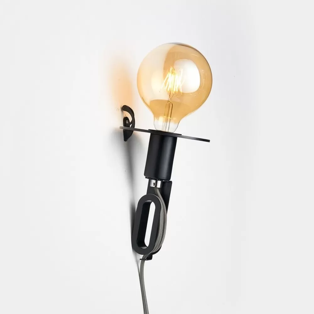Lampade Da Parete^Zava Driyos Naked | Lampada Da Parete | Nero