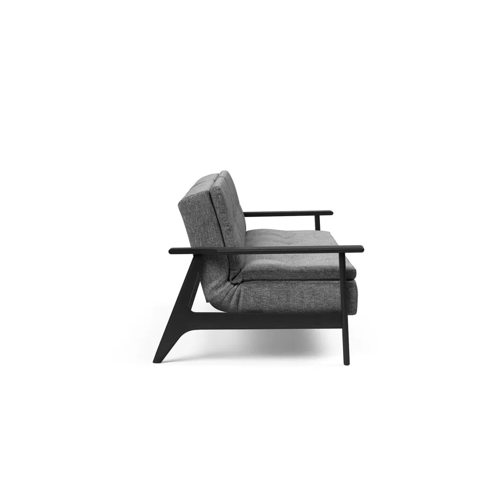 Divani Letto^Innovation Living Dublexofrej Divano Letto | 563 - Rovere Nero | 115-210 Cm