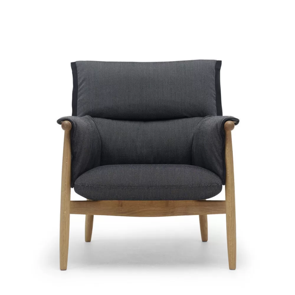 Poltrone Singole^Carl Hansen & Søn E015 | Poltrona | Rovere - Tessuto