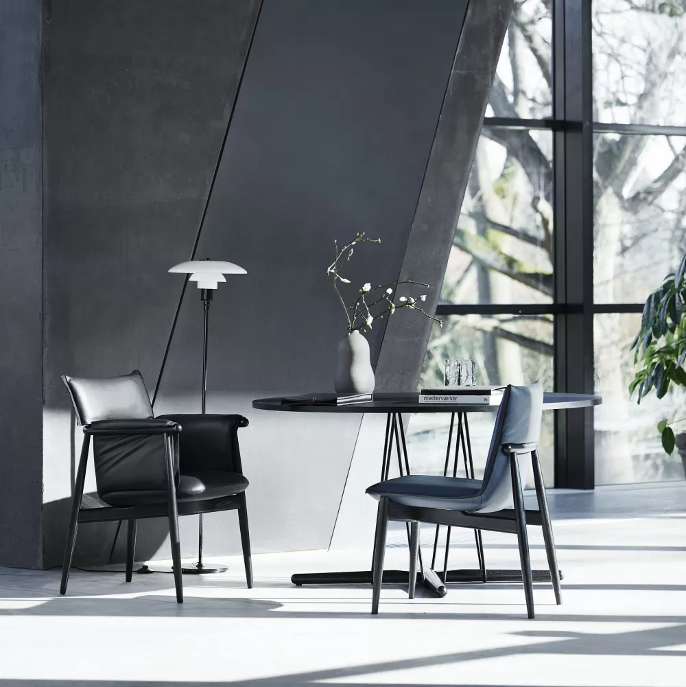 Tavoli Fissi^Carl Hansen & Søn E020 | Tavolo O 139 | Rovere - Laminato Nero