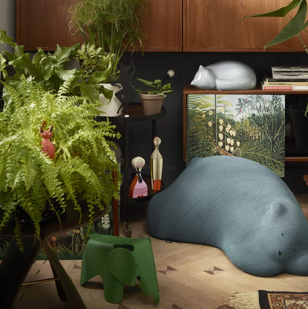 Decorazioni^Vitra Eames Elephant Small | Elefante Gioco - Verde Palma