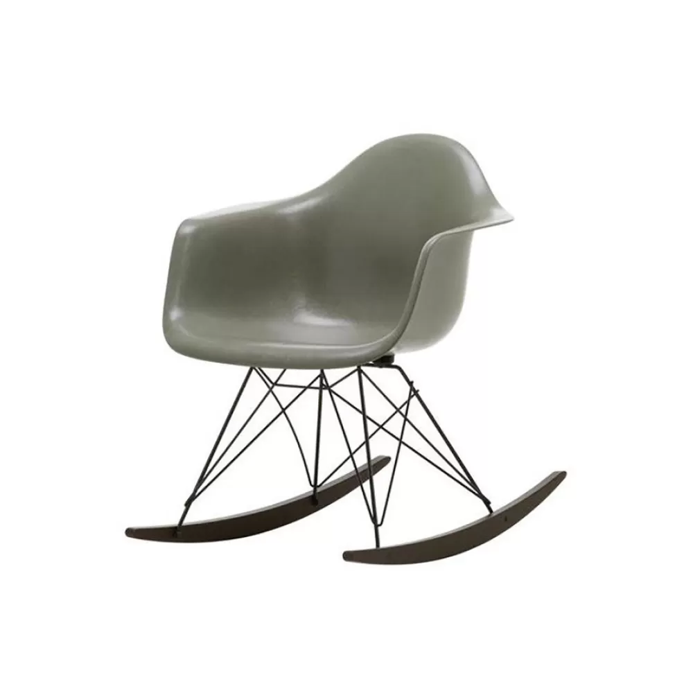 Sedie^Vitra Eames Fiberglass Armchair Rar | Poltrona A Dondolo - Raw Umber