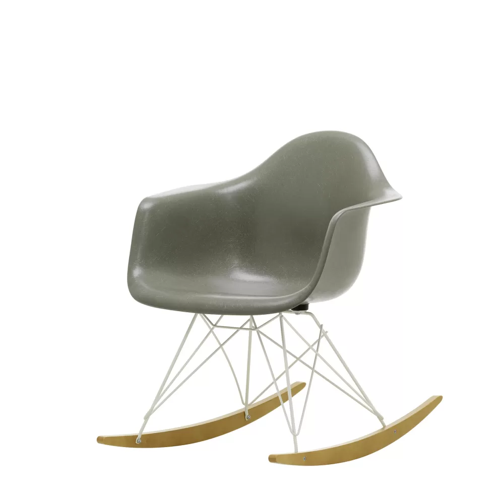 Sedie^Vitra Eames Fiberglass Armchair Rar | Poltrona A Dondolo | Raw Umber