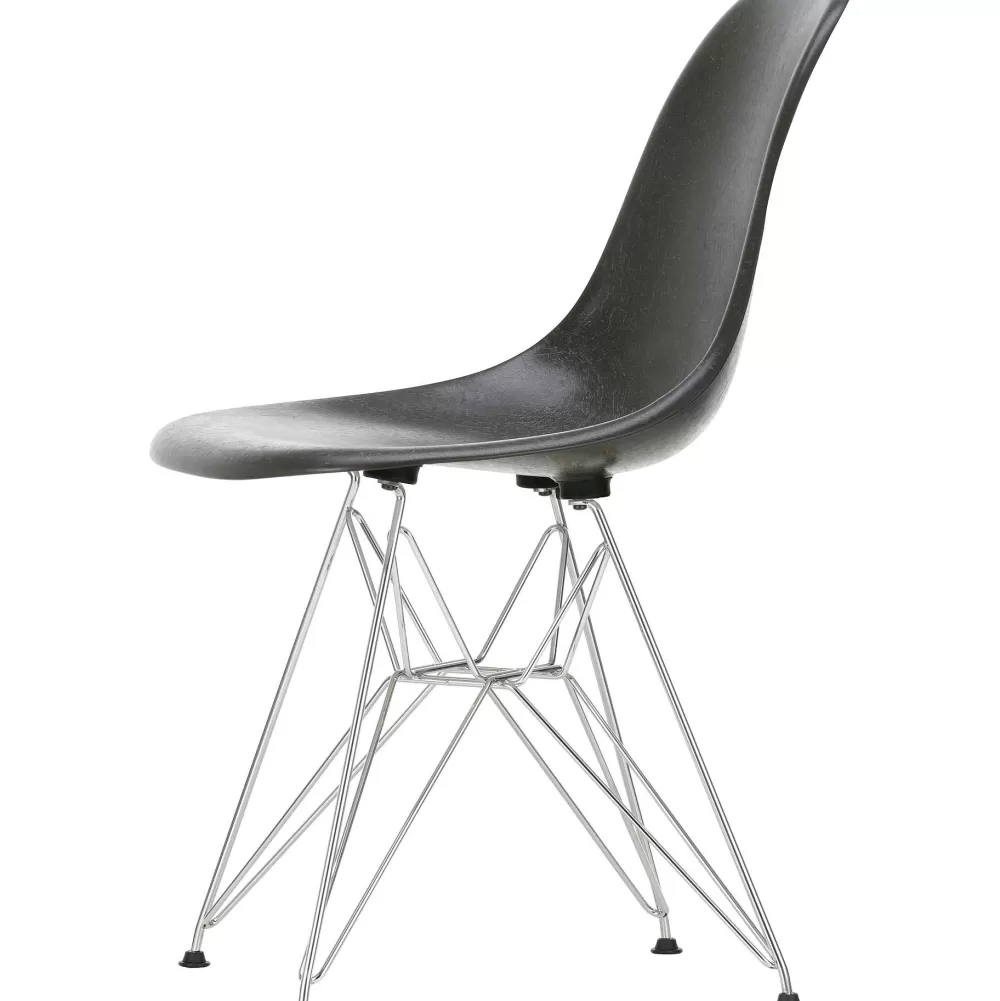 Sedie^Vitra Eames Fiberglass Side Chair Dsr | Sedia - Eames Elephant Hide Grey - Bianco