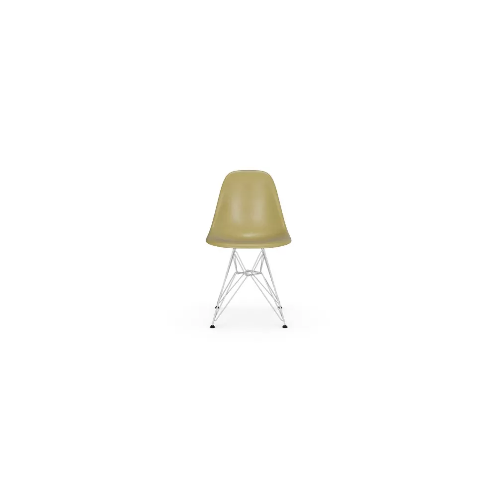 Sedie^Vitra Eames Fiberglass Side Chair Dsr | Sedia - Eames Ochre Light - Bianco