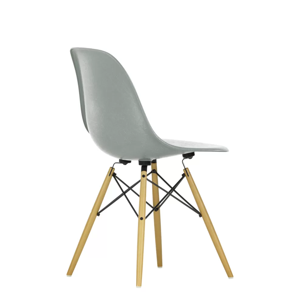 Sedie^Vitra Eames Fiberglass Side Chair Dsw | Sedia - Eames Sea Foam Green - Acero Giallo
