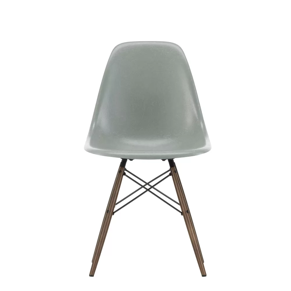 Sedie^Vitra Eames Fiberglass Side Chair Dsw | Sedia - Eames Sea Foam Green - Acero Scuro