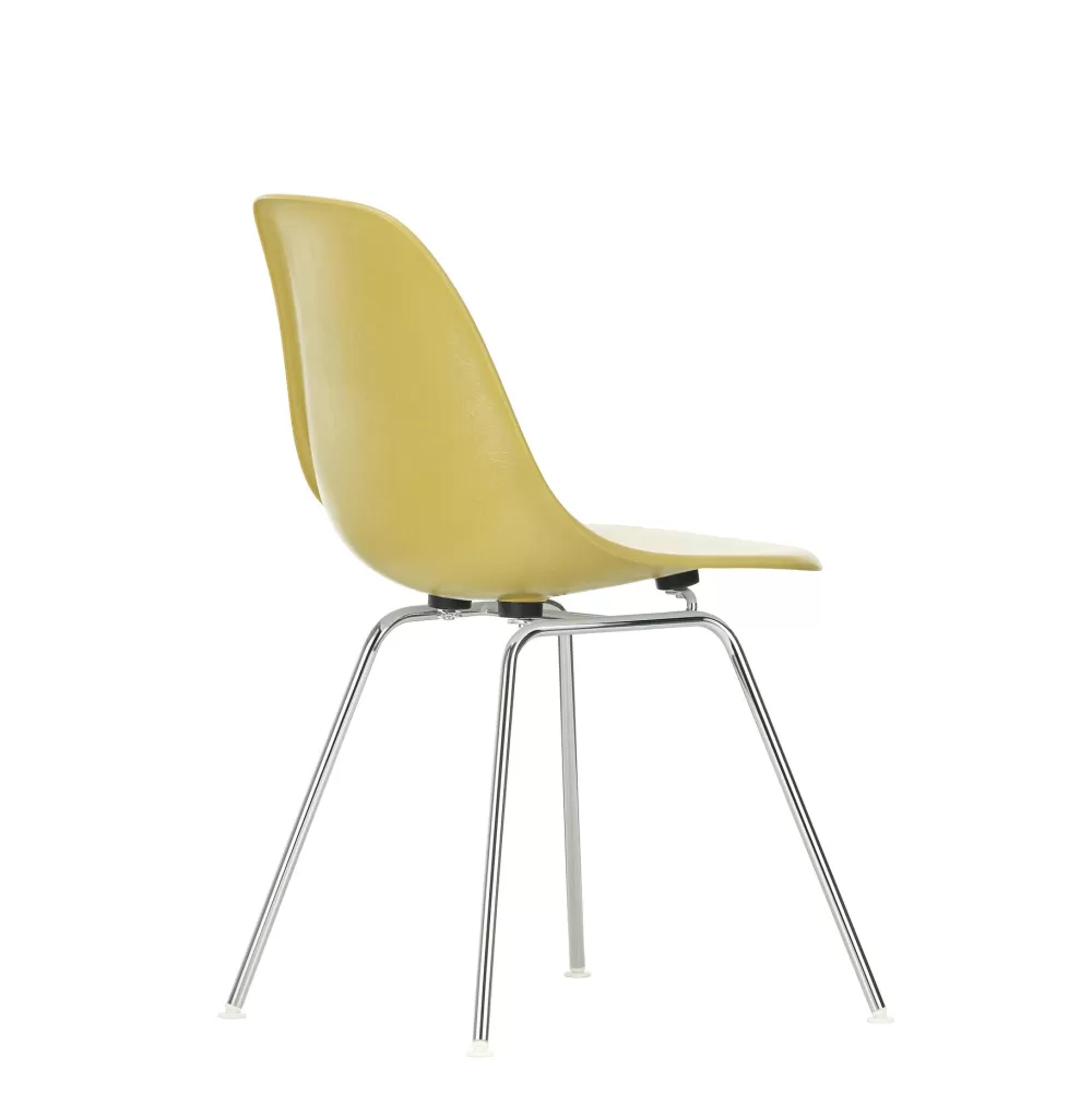 Sedie^Vitra Eames Fiberglass Side Chair Dsx | Sedia | Ocra Chiara Cromata