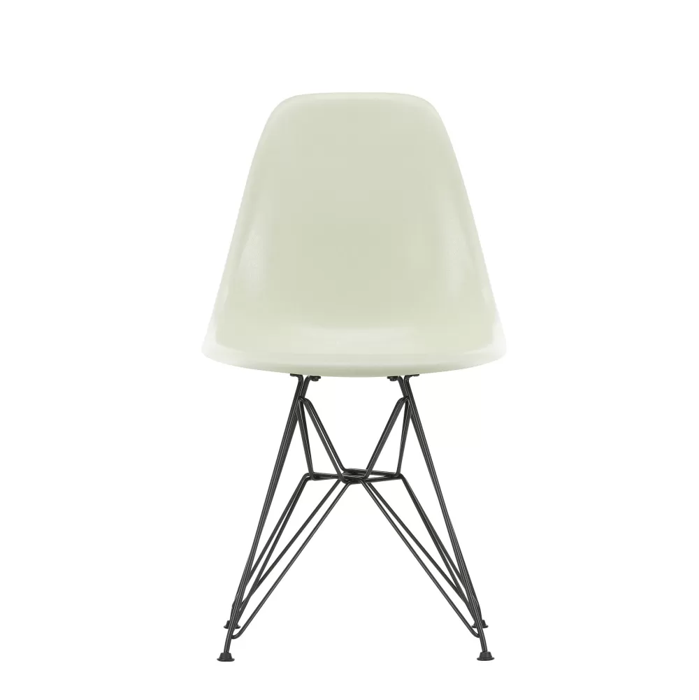 Sedie^Vitra Eames Plastic Chairs Dsr | Sedia | Basamento Nero - Ciottolo