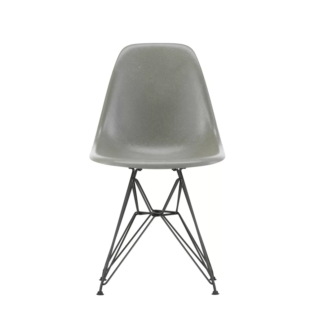 Sedie^Vitra Eames Plastic Chairs Dsr | Sedia | Basamento Nero - Grigio Granito