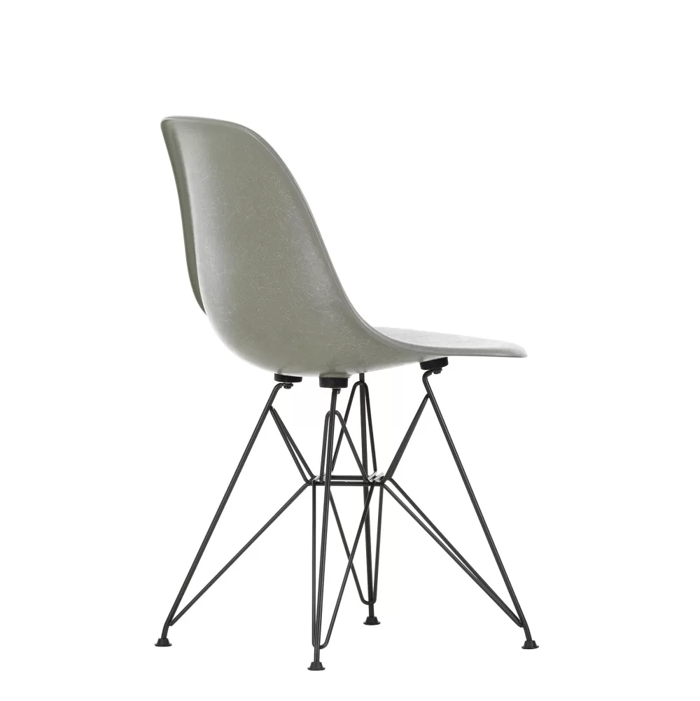 Sedie^Vitra Eames Plastic Chairs Dsr | Sedia | Basamento Nero - Grigio Granito