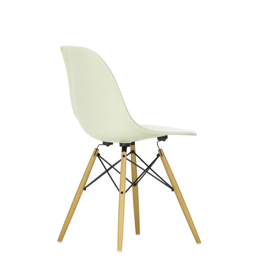 Sedie^Vitra Eames Plastic Chairs Dsw | Sedia | Ciottolo - Acero Giallo