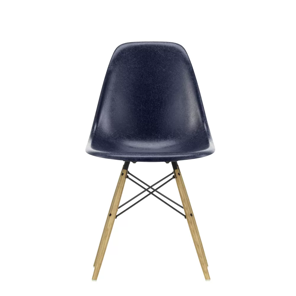 Sedie^Vitra Eames Plastic Chairs Dsw | Sedia | Frassino - Blu Scuro