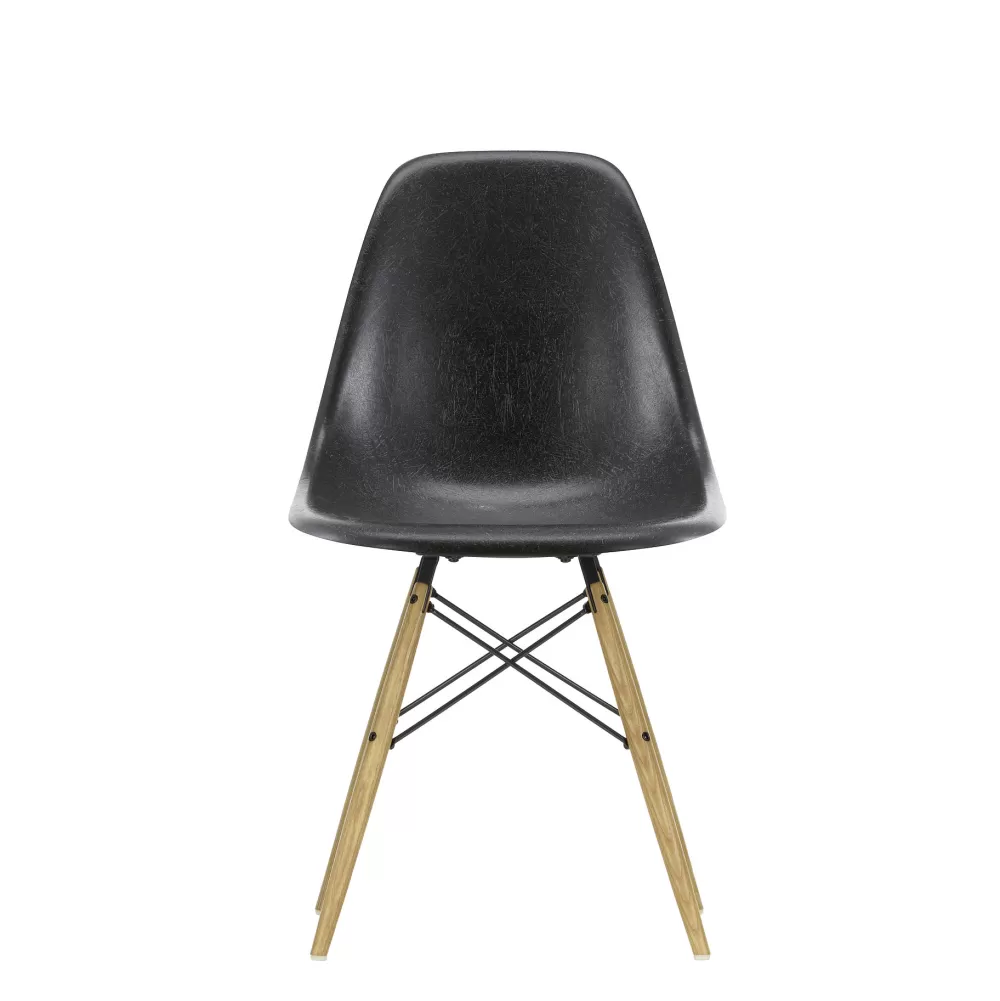 Sedie^Vitra Eames Plastic Chairs Dsw | Sedia | Frassino - Nero Intenso