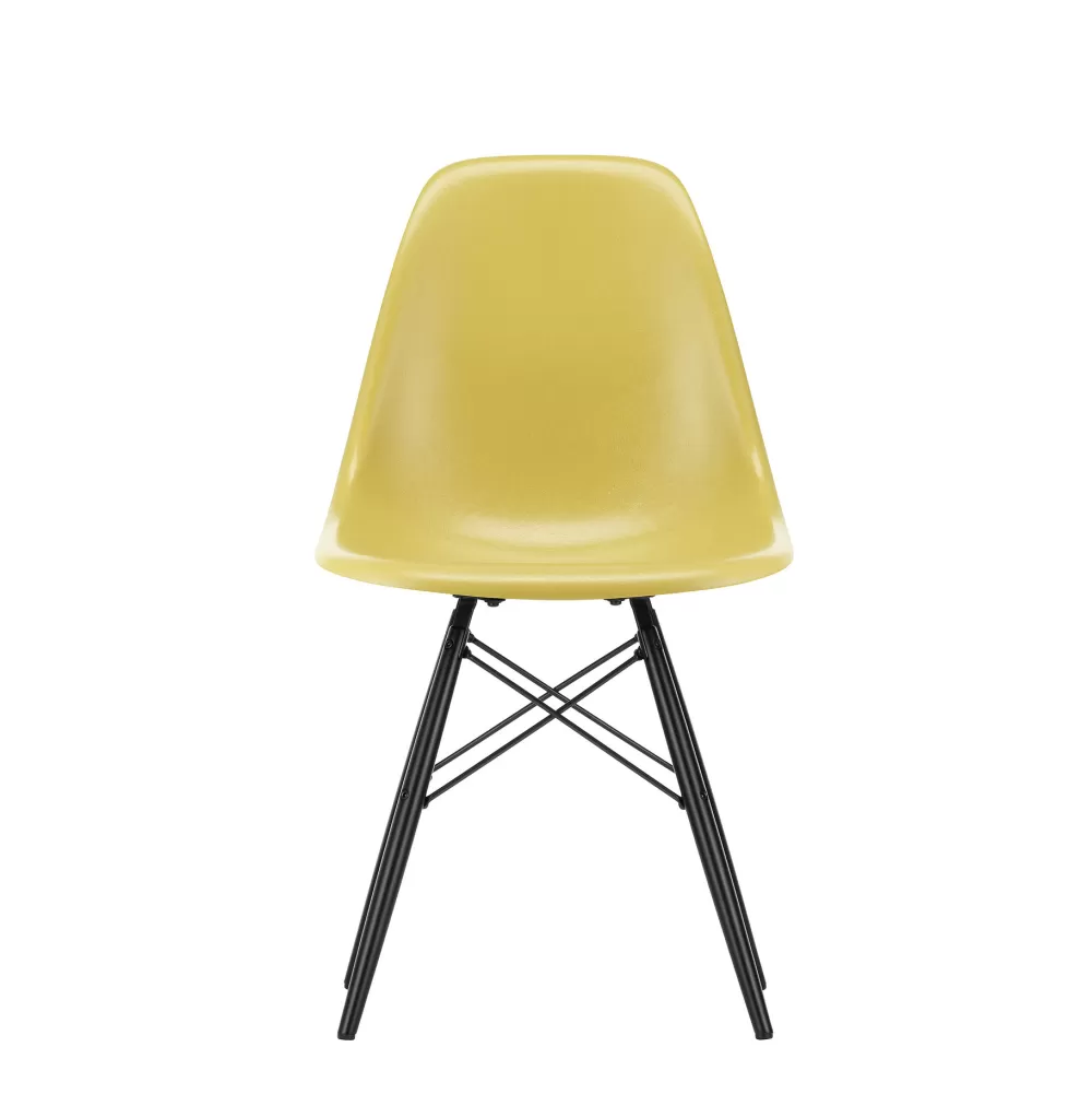 Sedie^Vitra Eames Plastic Chairs Dsw | Sedia | Sunlight - Acero Nero