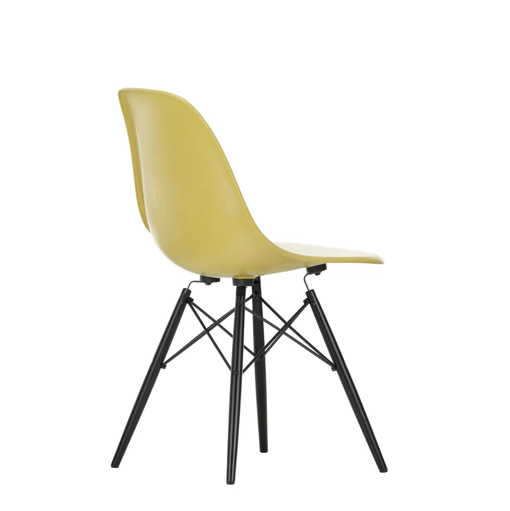 Sedie^Vitra Eames Plastic Chairs Dsw | Sedia | Sunlight - Acero Nero