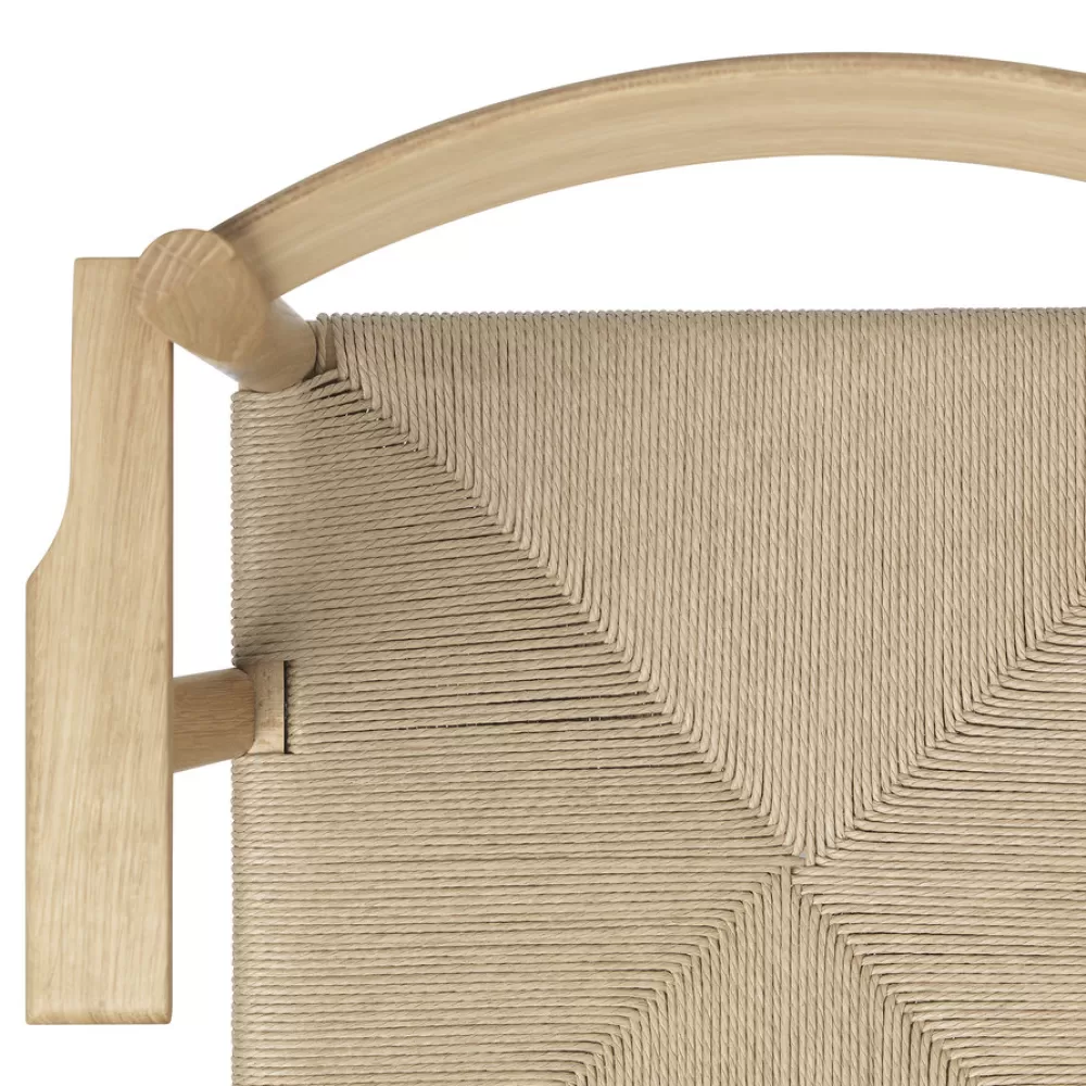 Sedie^Brdr. Krüger F Dining Chair | Sedia Con Braccioli | Rovere-Paper Cord