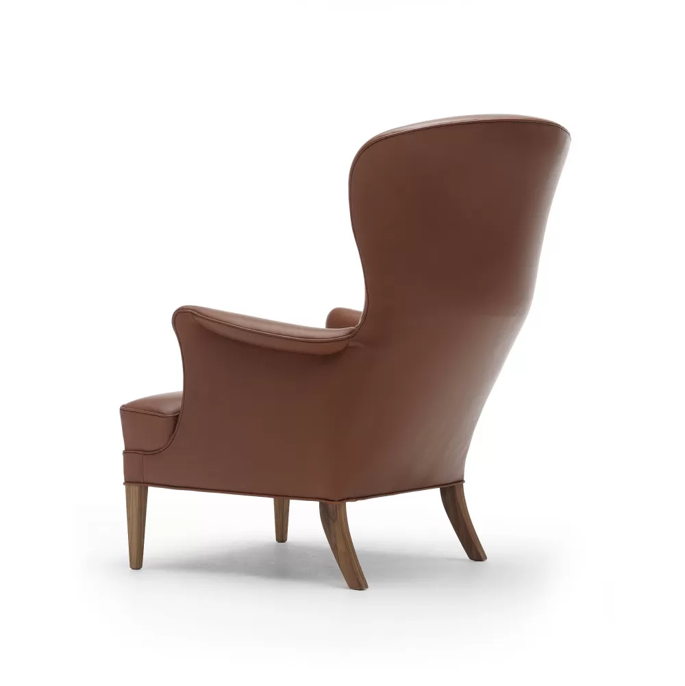 Poltrone Singole^Carl Hansen & Søn Fh419 | Poltrona | Noce Oliato/Pelle Sif 93