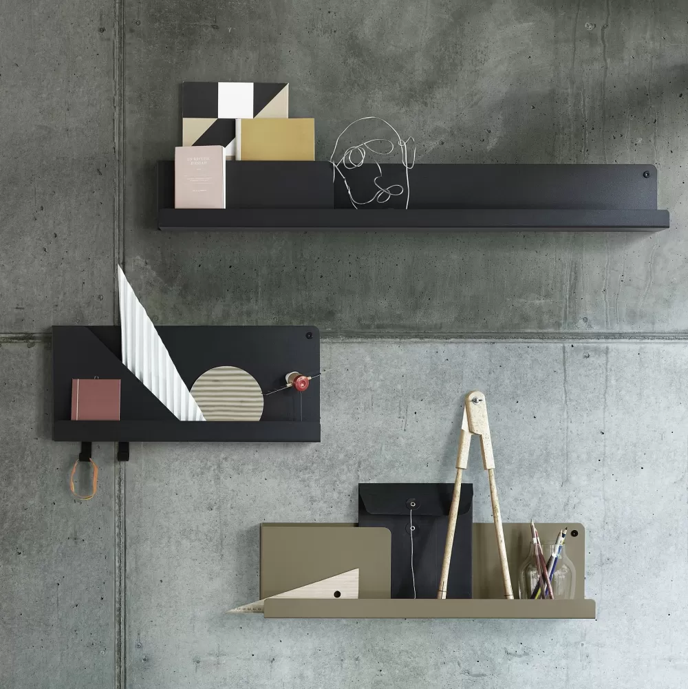 Scaffali^Muuto Folded Shelves | Scaffali | Verde Oliva