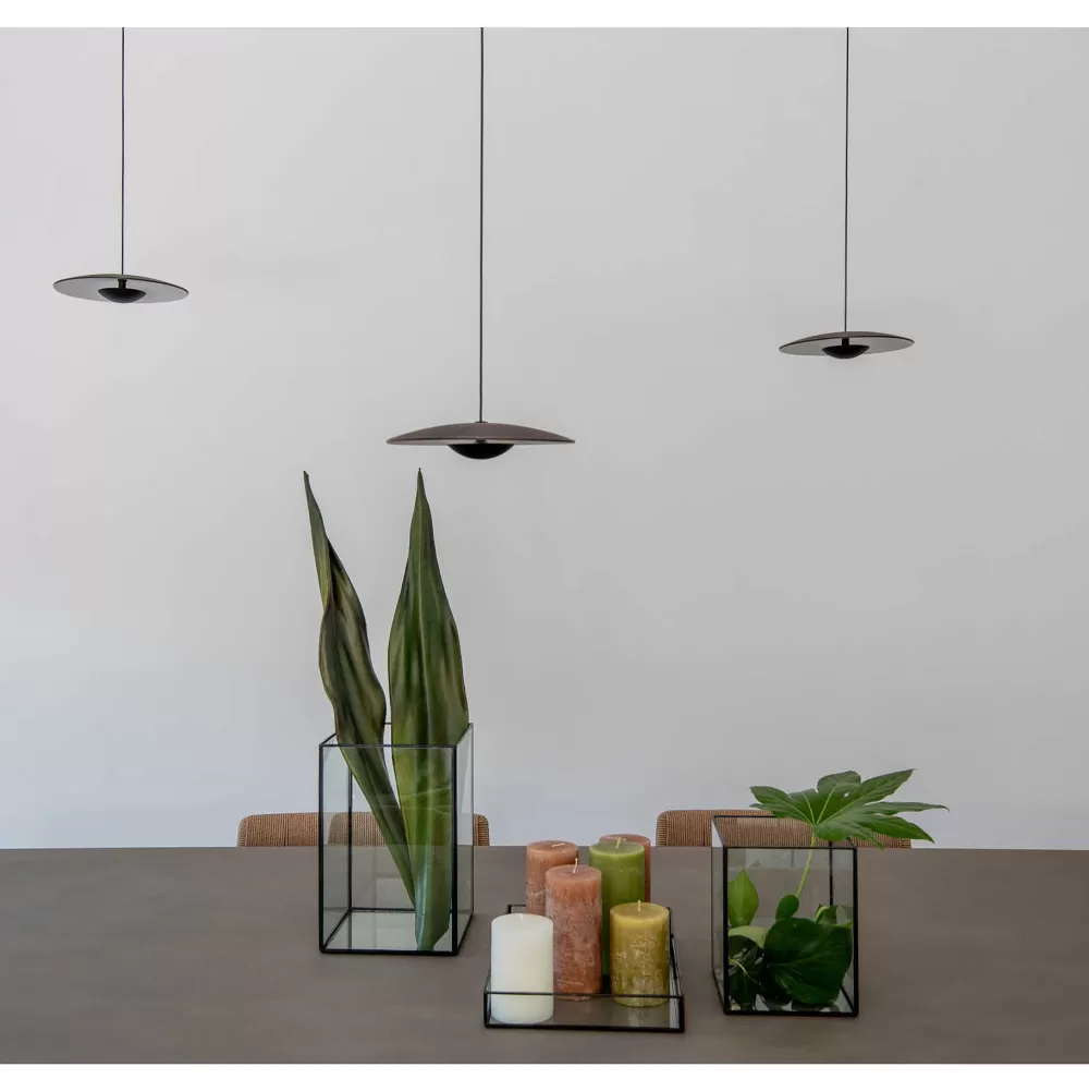 Lampade A Sospensione^Marset Ginger 20-24V | Lampada A Sospensione | Wenge/Bianco