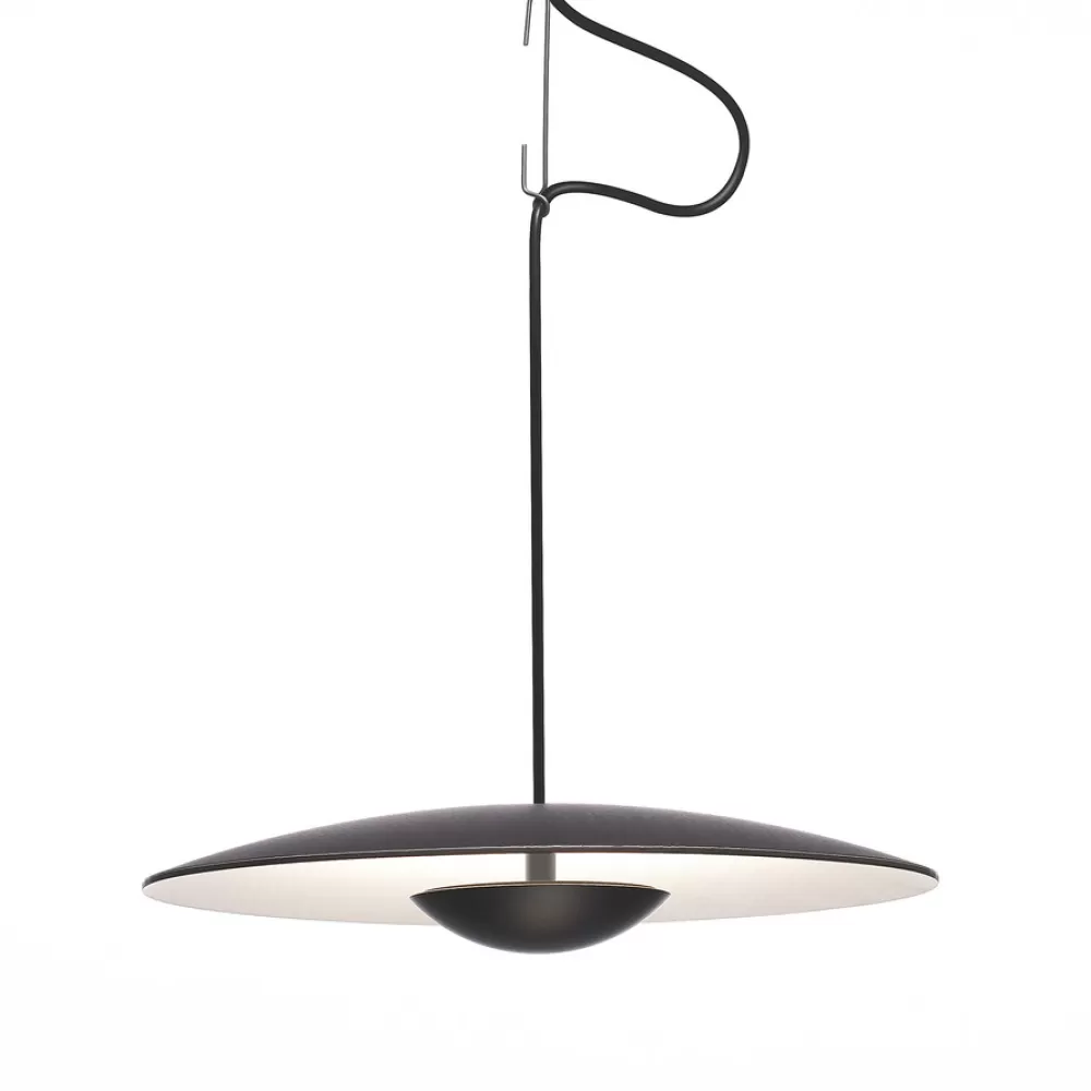 Lampade A Sospensione^Marset Ginger 32 | Lampada A Sospensione | Wenge-Bianco