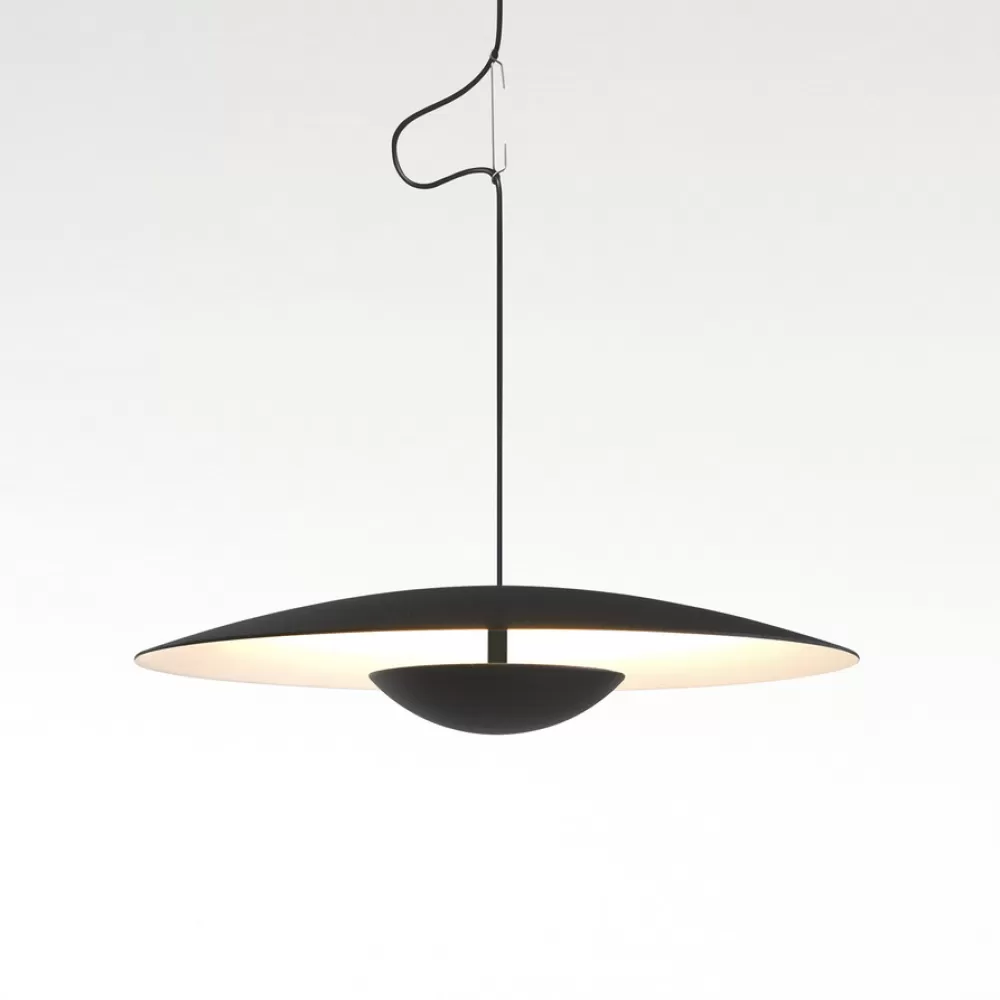Lampade A Sospensione^Marset Ginger 42 | Lampada A Sospensione | Nero-Bianco Dali