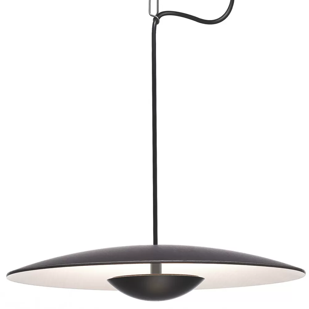 Lampade A Sospensione^Marset Ginger 60 | Lampada A Sospensione | Nero-Bianco