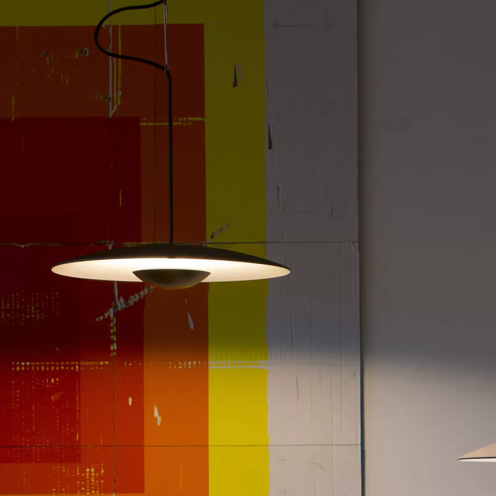 Lampade A Sospensione^Marset Ginger 60 | Lampada A Sospensione | Nero-Bianco