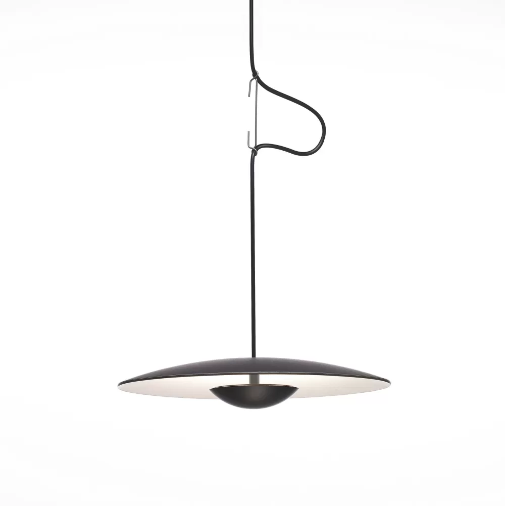 Lampade A Sospensione^Marset Ginger 60 | Lampada A Sospensione | Wenge-Bianco