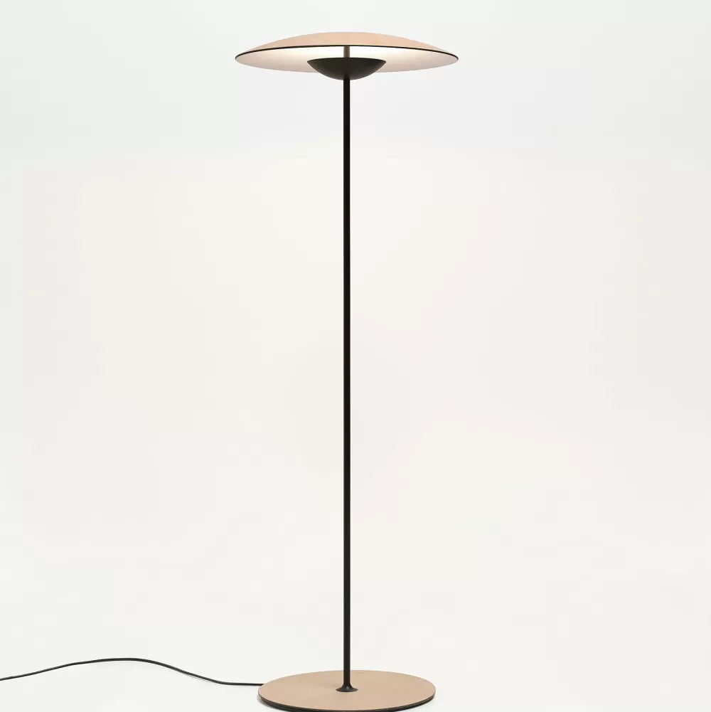 Lampade Da Terra^Marset Ginger P | Lampada Da Terra | Rovere-Bianco