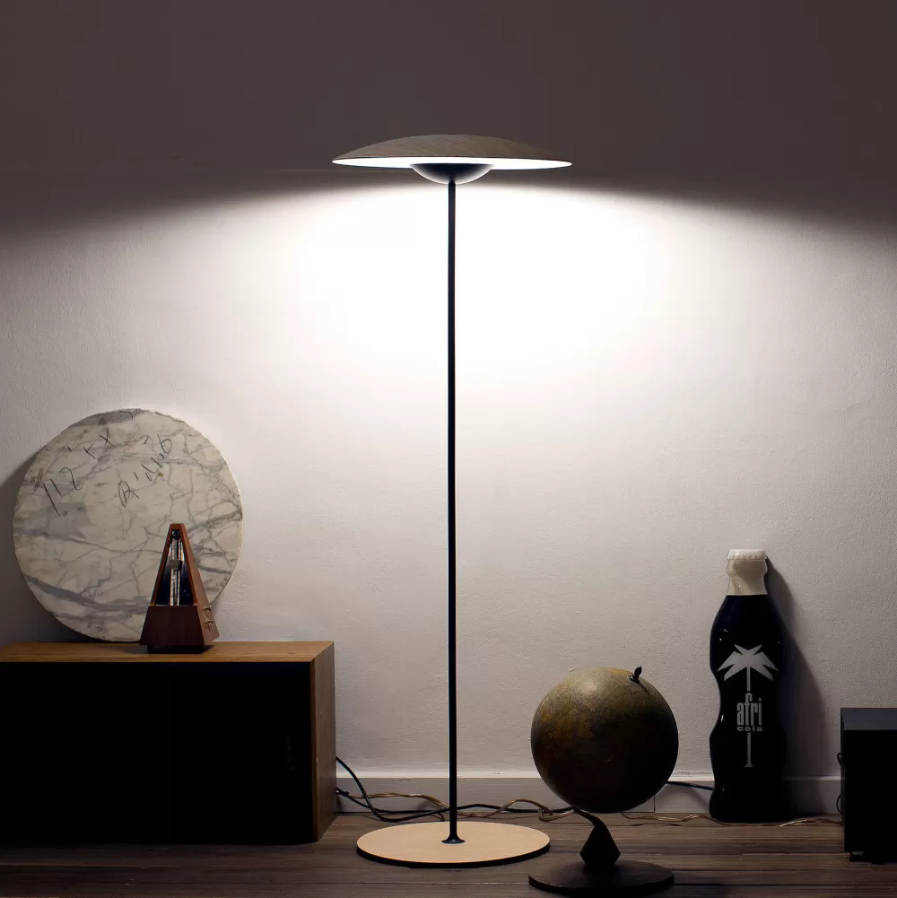 Lampade Da Terra^Marset Ginger P | Lampada Da Terra | Rovere-Bianco