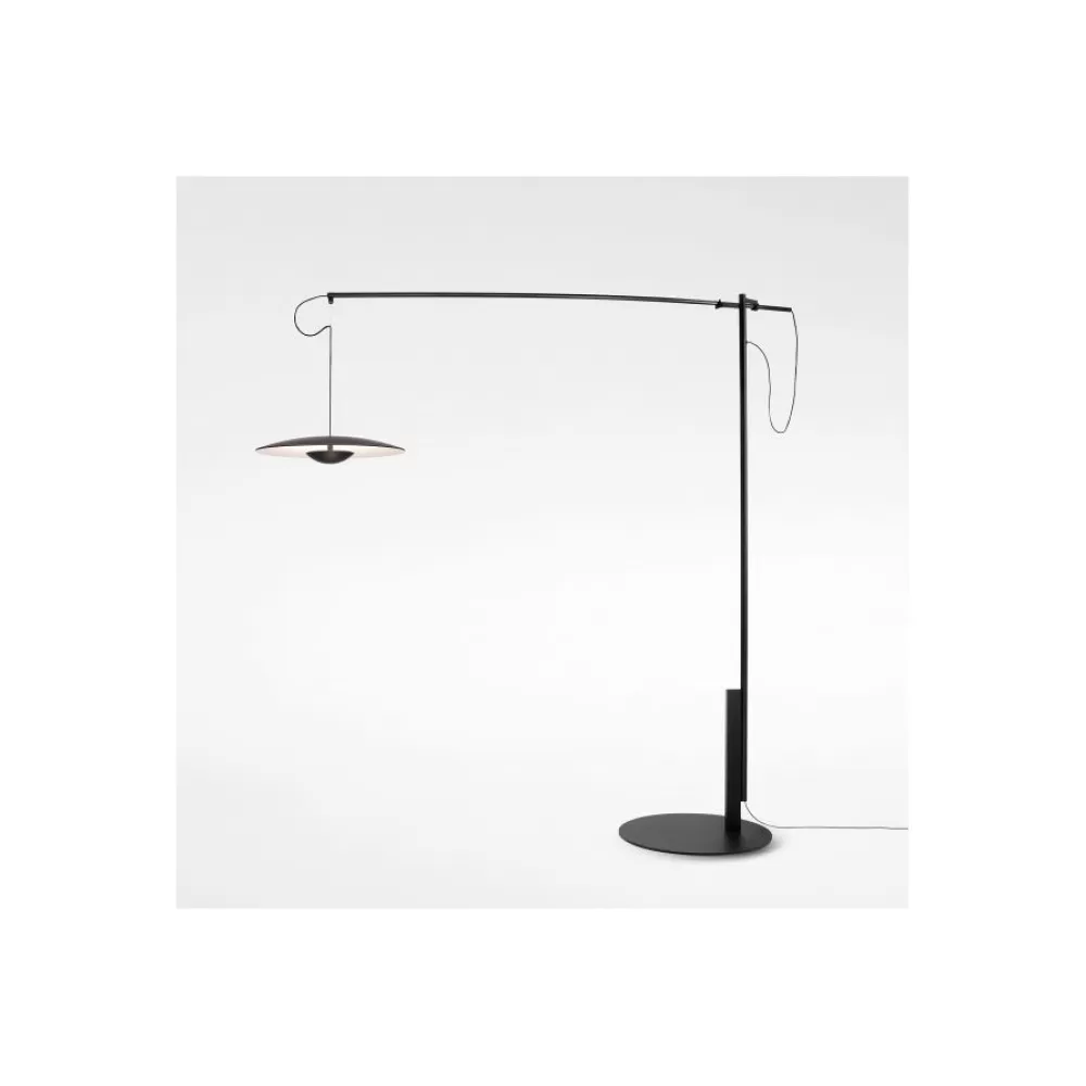 Lampade Da Terra^Marset Ginger Xxl 60 | Lampada Da Terra | Wenge-Bianco