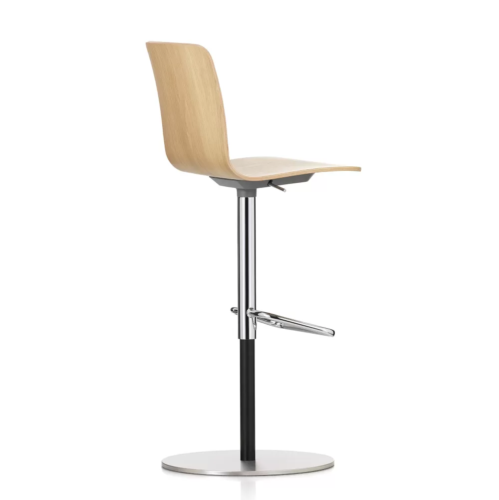 Sgabelli^Vitra Hal Ply Barstool | Sgabello Da Bar | Rovere