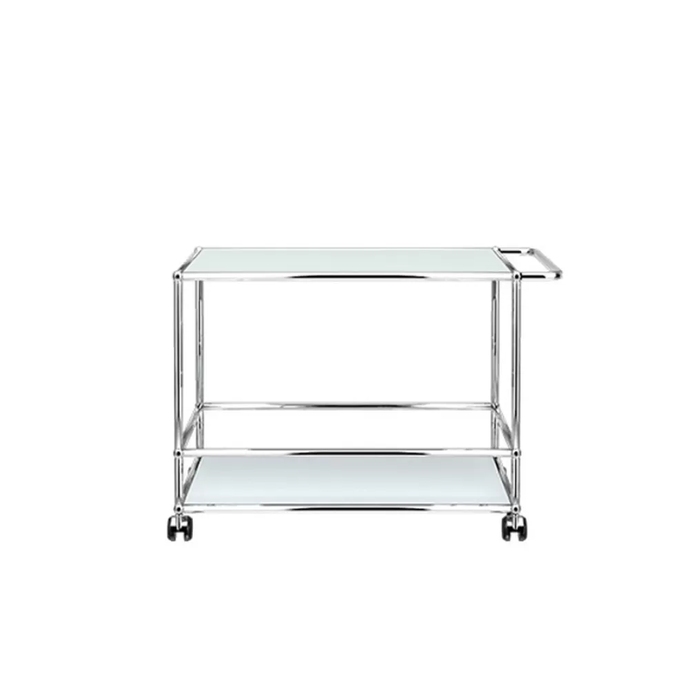 Tavolini^USM Haller | Carrello - Argento Opaco