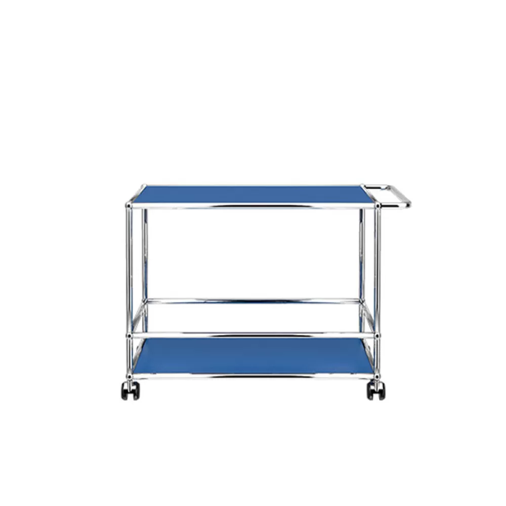 Tavolini^USM Haller | Carrello - Blu Genziana
