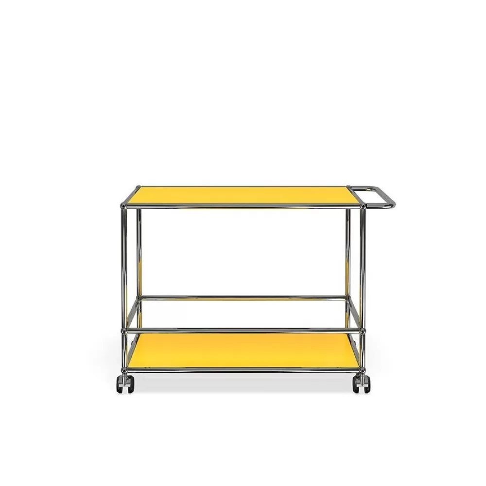 Tavolini^USM Haller | Carrello - Giallo Oro