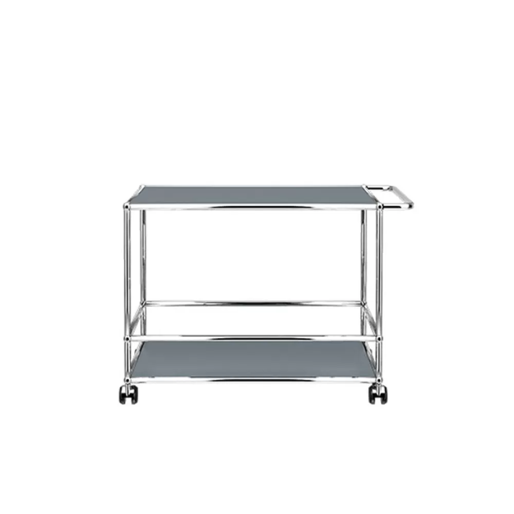 Tavolini^USM Haller | Carrello - Grigio Medio